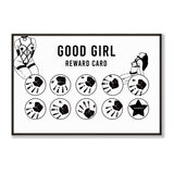 Good Girl Reward Card Print (Black)