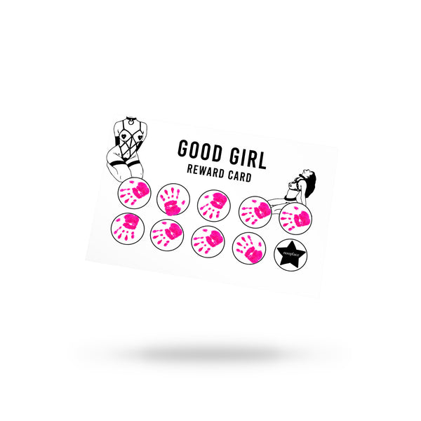 Good Girl Reward Card Postcard (Pink)