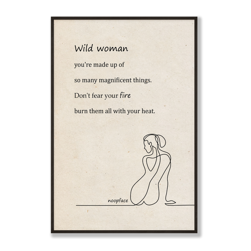 Wild Woman Art Print
