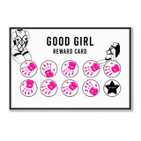 Good Girl Reward Card Print (Pink)