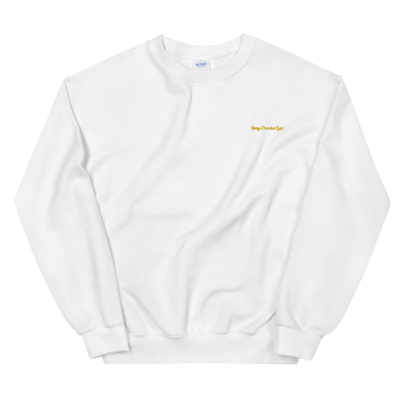 Honey Drenched Eyes Embroidered Sweatshirt