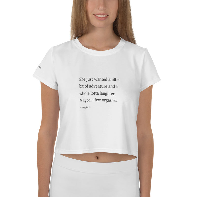 Whole Lotta Laughter Crop Tee